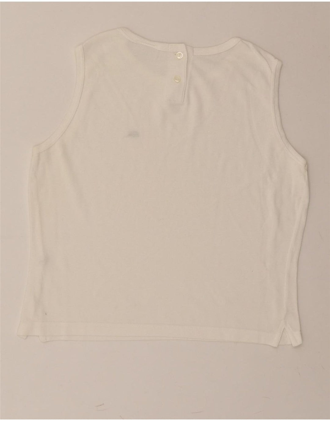 Canotta da donna LACOSTE taglia 44 grande cotone bianco