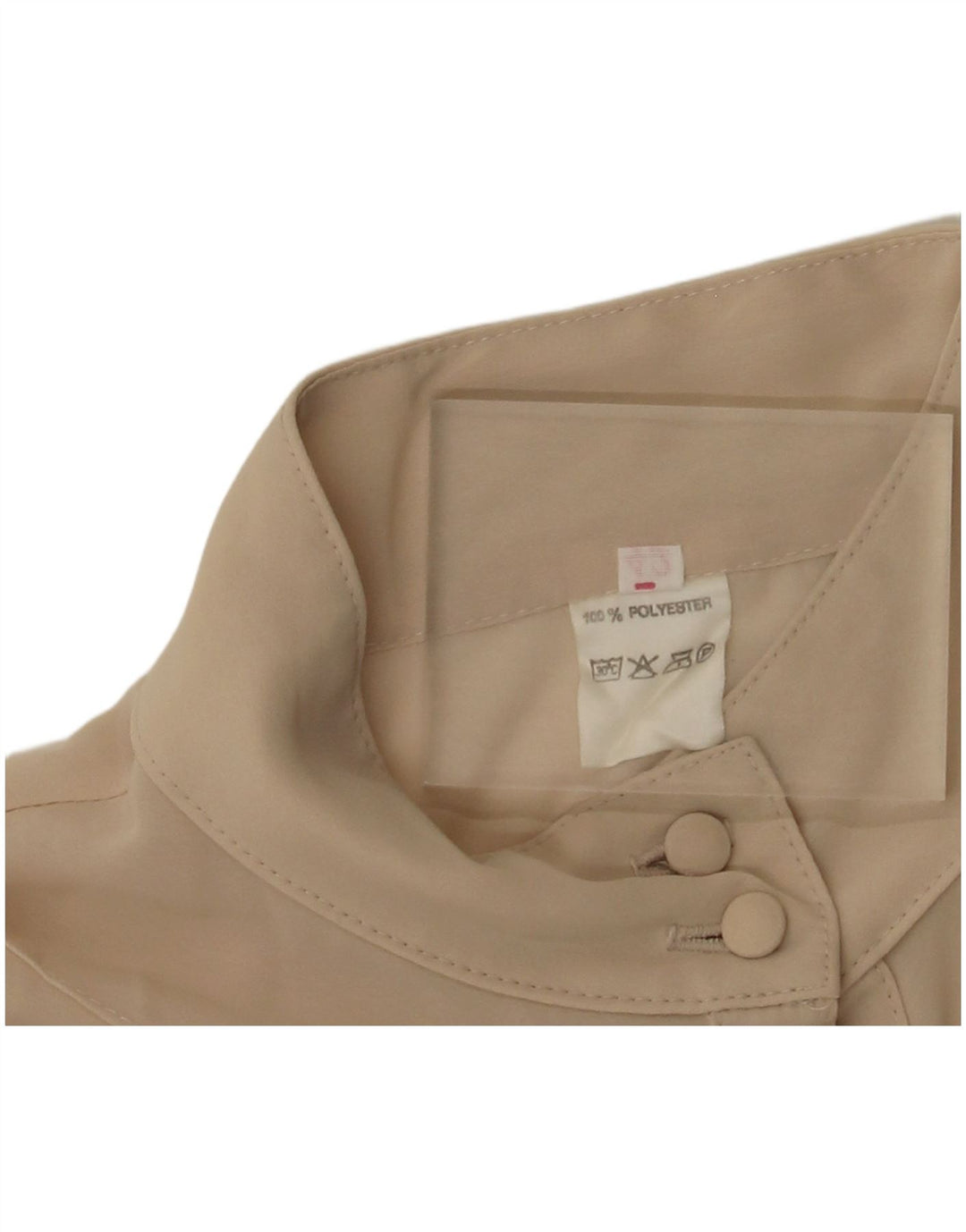 Camicetta camicia vintage da donna IT 42 Poliestere beige medio