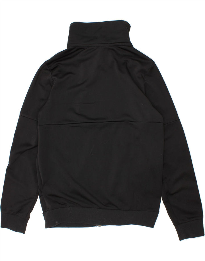 ADIDAS Boys Tracksuit Top Jacket 9-10 Years Black Polyester Vintage Adidas and Second-Hand Adidas from Messina Hembry 