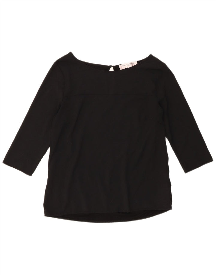 Camicetta da donna con maniche a 3/4 French Connection Top UK 12 Poliestere nero medio