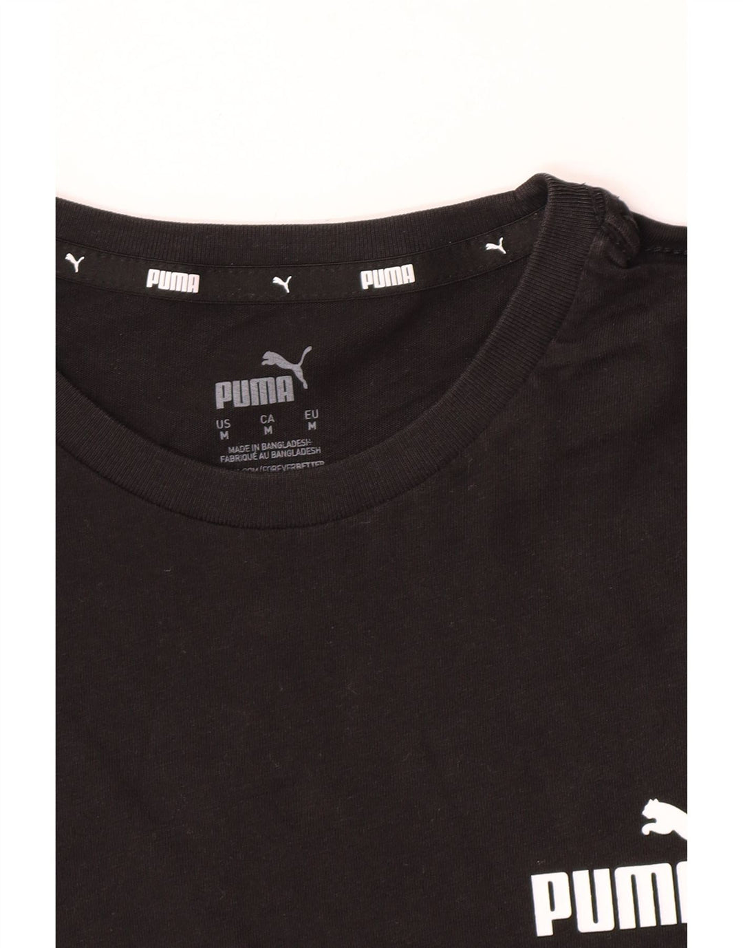 T-shirt Puma da uomo media media nera