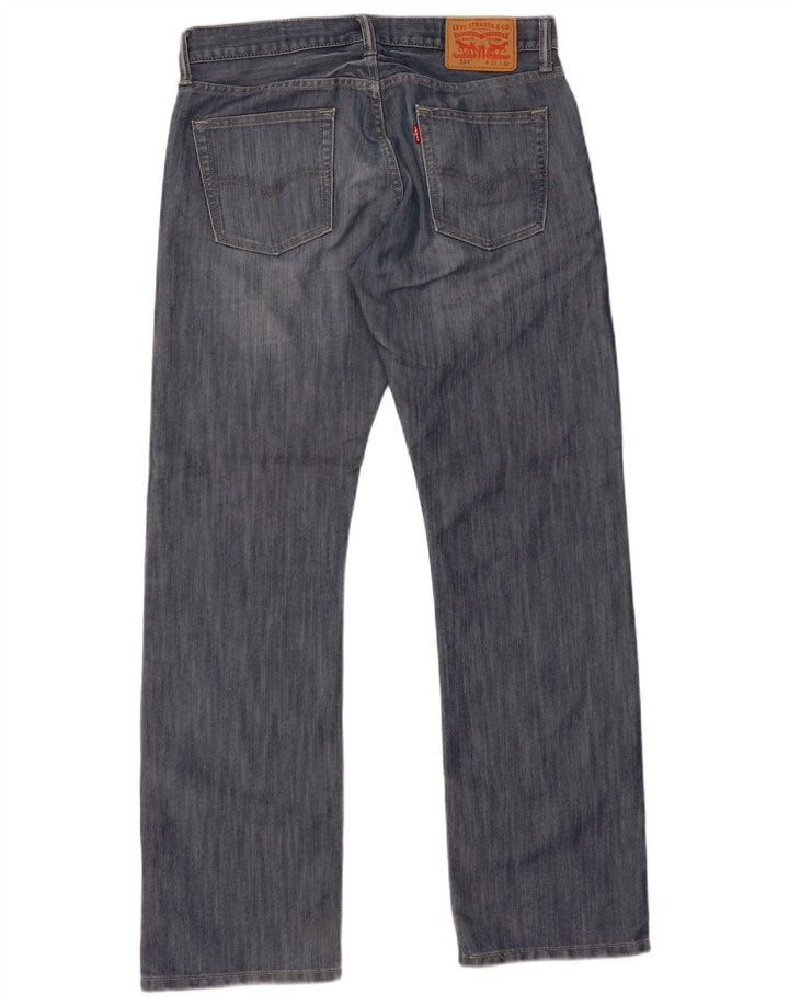 Jeans Levi's Uomo 514 Bootcut W33 L32 Cotone Blu