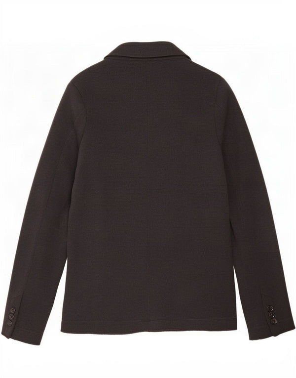 Giacca blazer da uomo a 3 bottoni in maglia Cerruti 1881 piccola in lana grigia