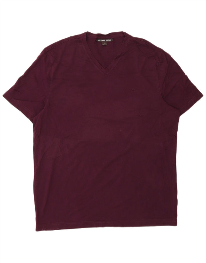 MICHAEL KORS Maglietta da uomo Top Large Bordeaux