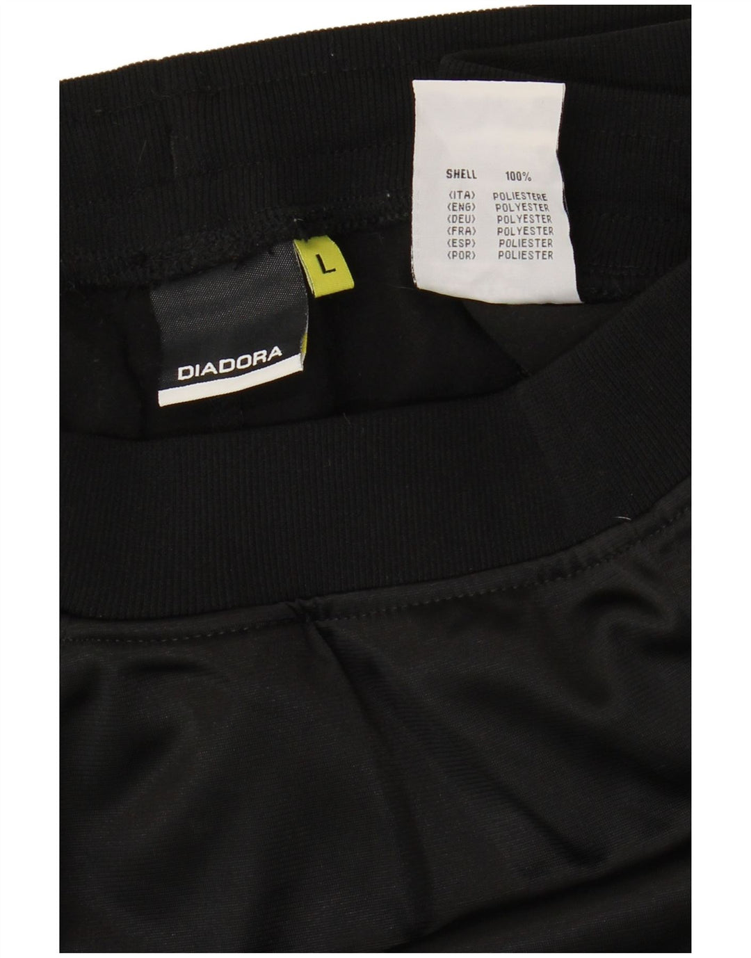 Pantaloni da tuta da donna Diadora UK 16 Large Nero Poliestere