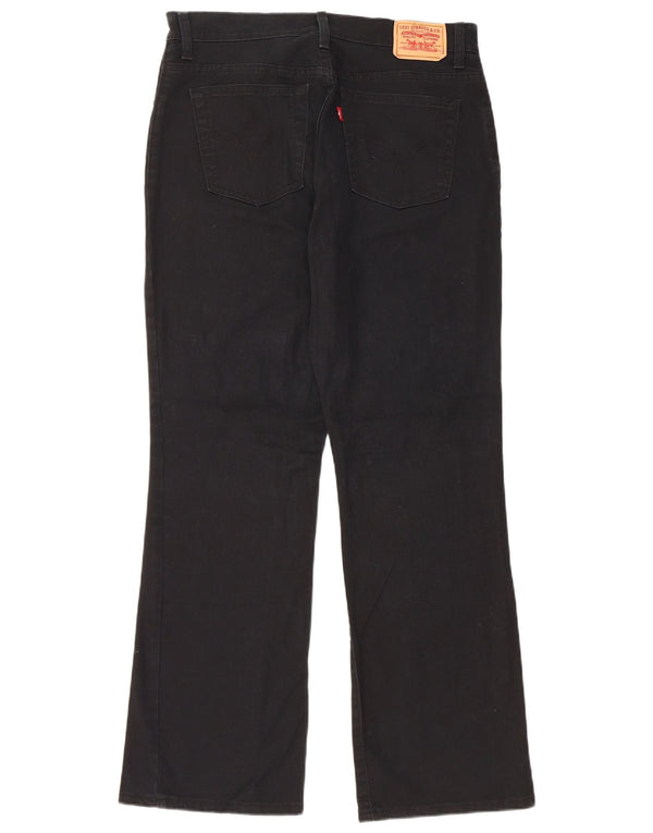 Jeans Levi's da donna 550 vestibilità comoda bootcut US 12 grandi W34 L32 neri