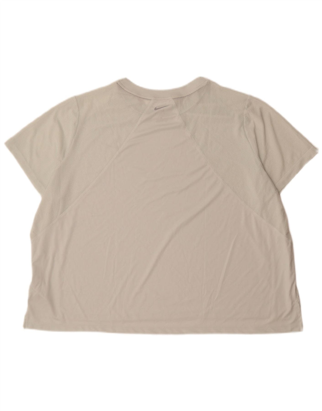T-shirt Nike Dri Fit da uomo 3XL in poliestere bianco sporco