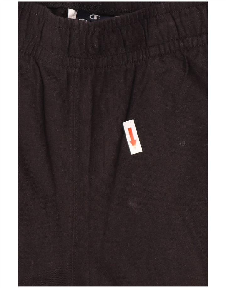Pantaloni da tuta da uomo Champion Joggers medio cotone nero