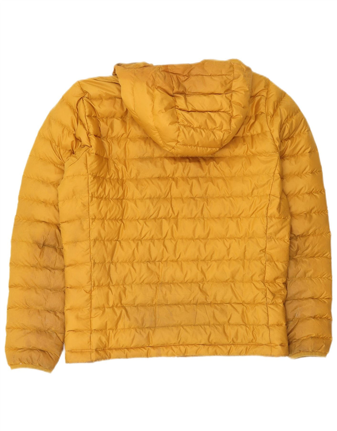 Giacca imbottita con cappuccio da uomo Patagonia UK 38 poliestere giallo medio