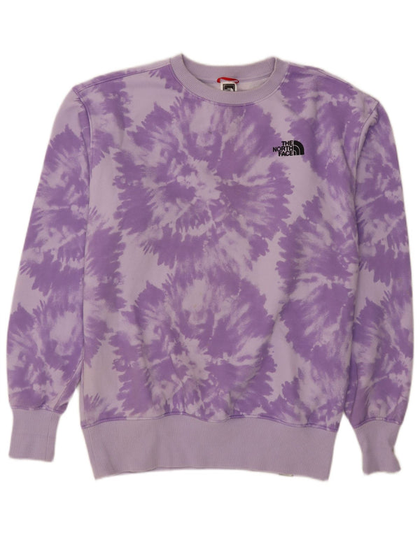 Felpa da donna Loose Fit The North Face UK 18 XL Purple Tie Dye