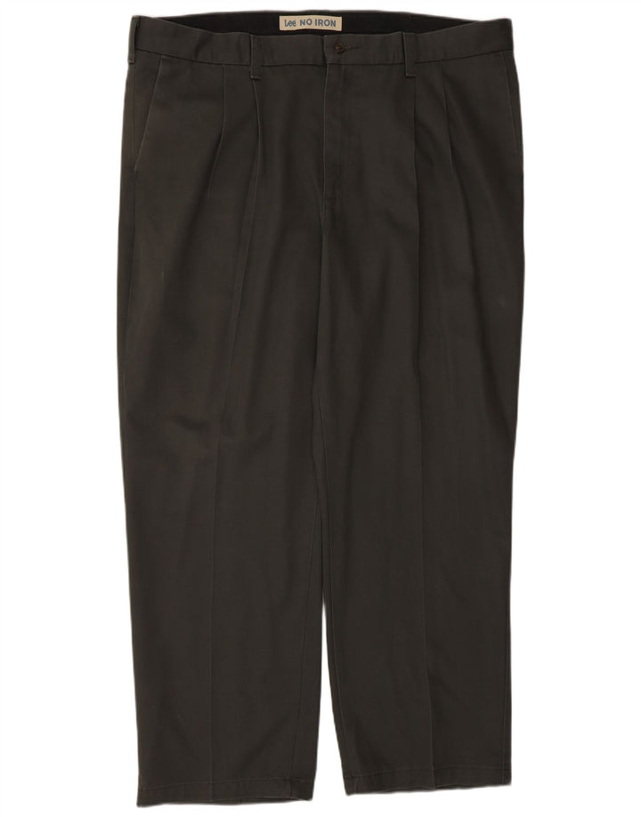 Pantaloni chino con pegging da uomo LEE W40 L29 in cotone grigio