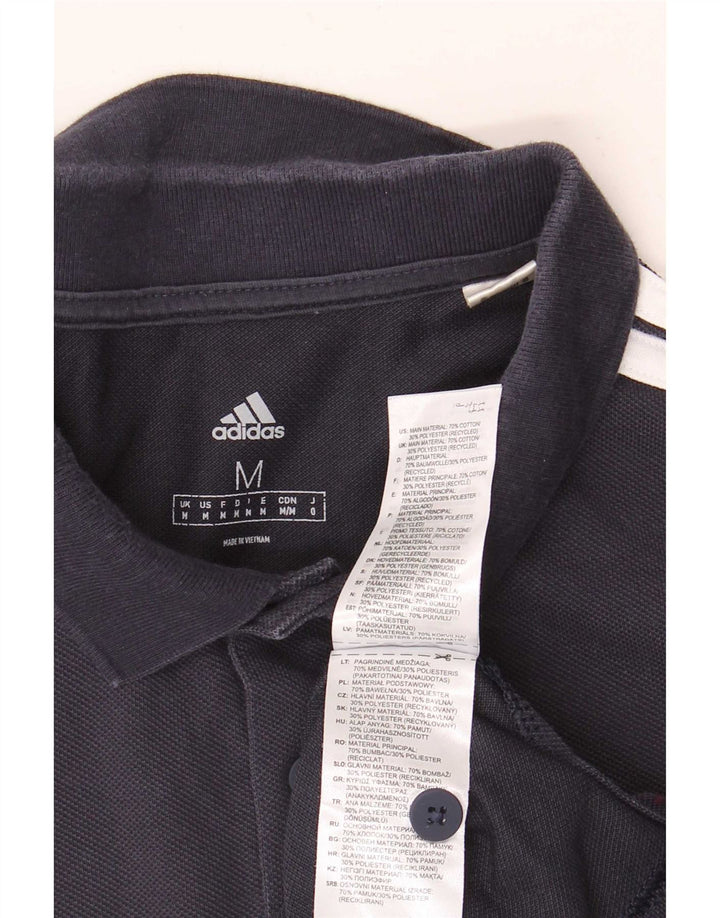 Polo Adidas da uomo media in cotone blu navy