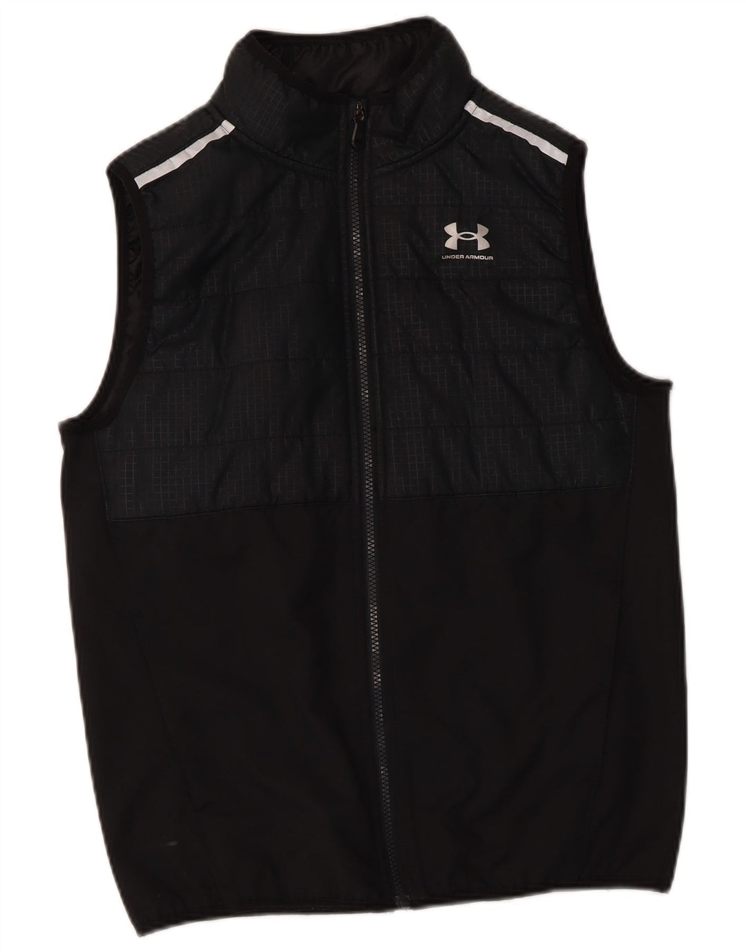 Giacca da tuta senza maniche da ragazzo Under Armour 12-13 anni nera