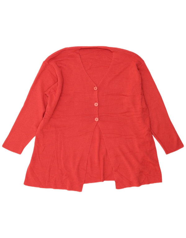 Marks & Spencer Maglione cardigan St. Michael da donna UK 14 Large Rosso