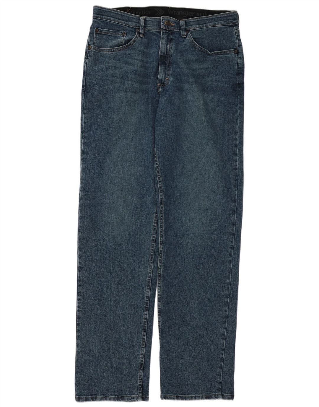 Jeans dritti da uomo Wrangler W32 L34 cotone blu