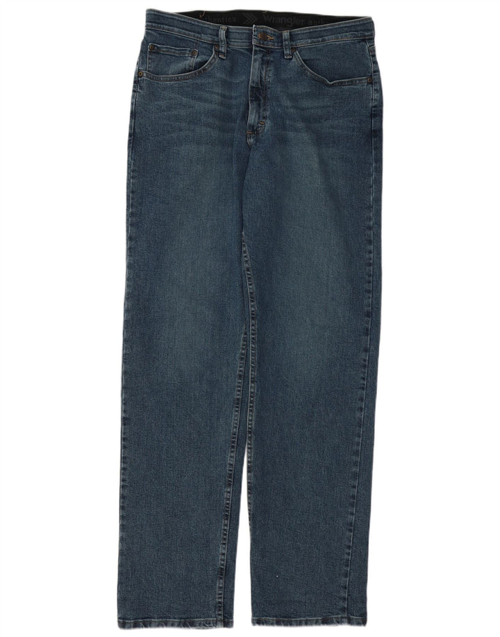 Jeans dritti da uomo Wrangler W32 L34 cotone blu