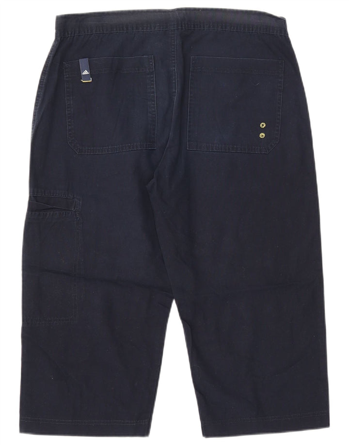 Pantaloncini bermuda cargo da uomo ADIDAS UK 38/40 medio W33 cotone blu navy