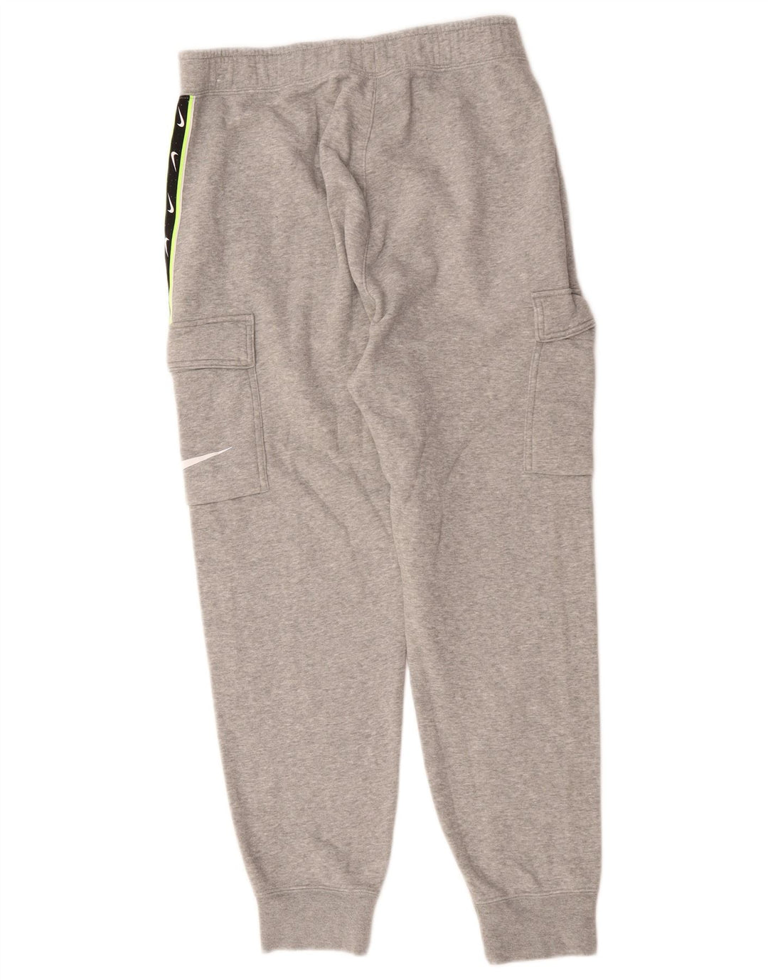 Pantaloni da tuta cargo con grafica NIKE da uomo in cotone color block grigio medio