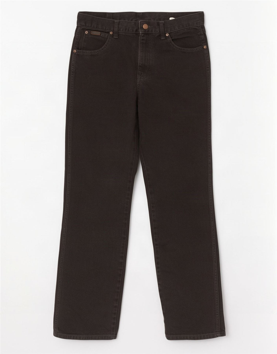 Jeans dritti da uomo Wrangler Texas W32 L32 cotone nero