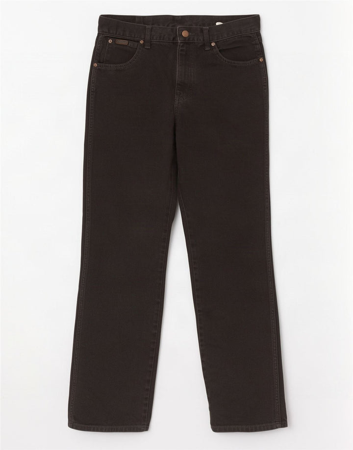 Jeans dritti da uomo Wrangler Texas W32 L32 cotone nero