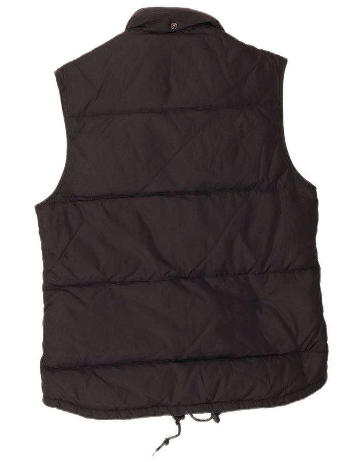 Gilet imbottito da donna Jigsaw UK 14 grande nero