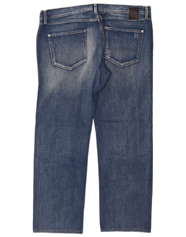 Jeans dritti da uomo Hugo Boss Denver W38 L30 cotone blu