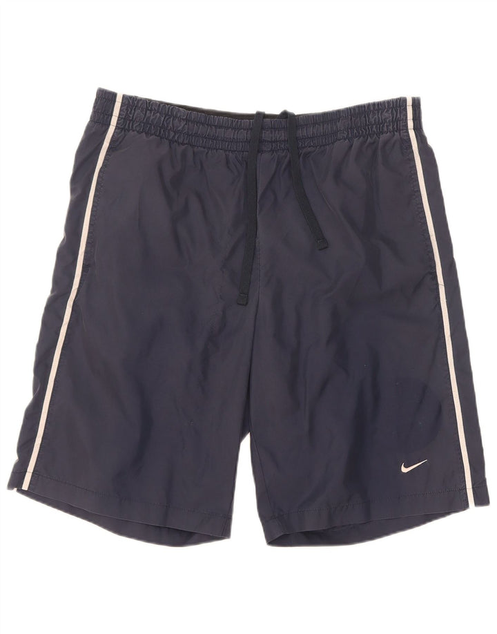Pantaloncini sportivi da uomo The North Face grandi in nylon blu navy