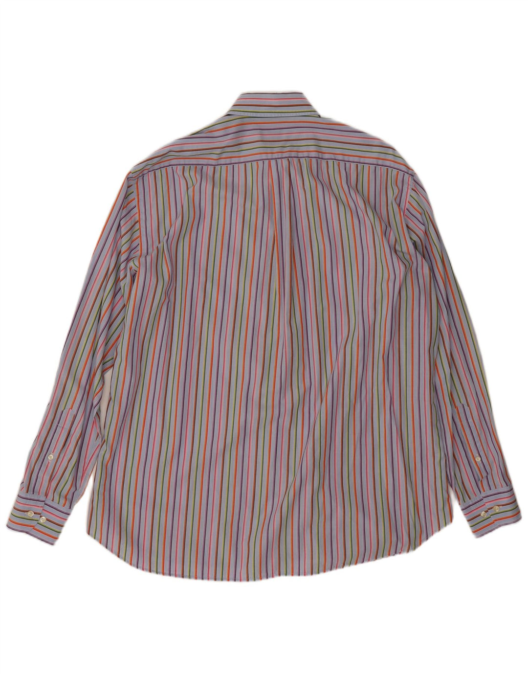 Camicia da uomo Brooksfield taglia 43 grande cotone a righe multicolore