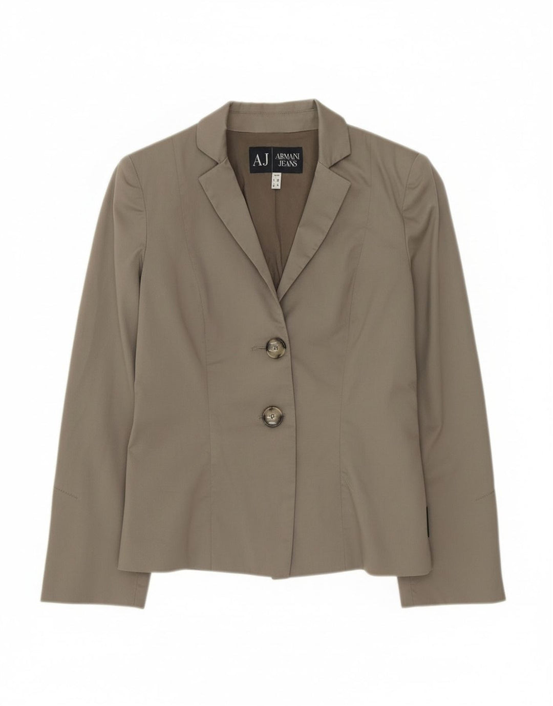Giacca blazer da donna a 2 bottoni Armani Jeans EU 40 cotone grigio medio
