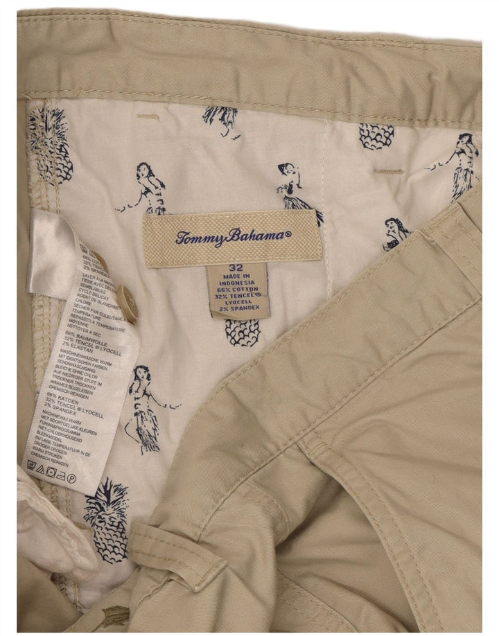 Pantaloncini chino da uomo Tommy Bahama W32 cotone beige medio
