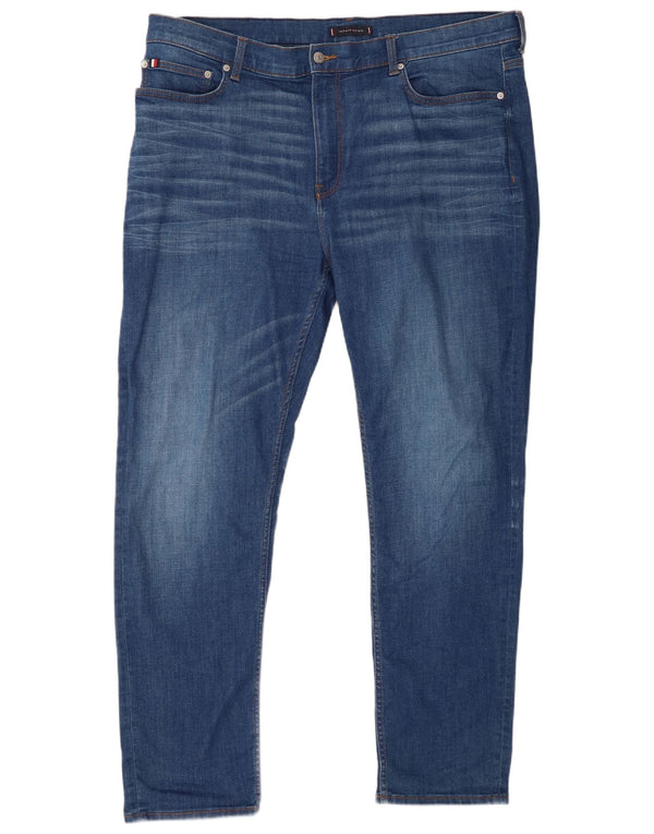 Tommy Hilfiger Uomo Bleecker Slim Jeans W40 L32 Cotone Blu