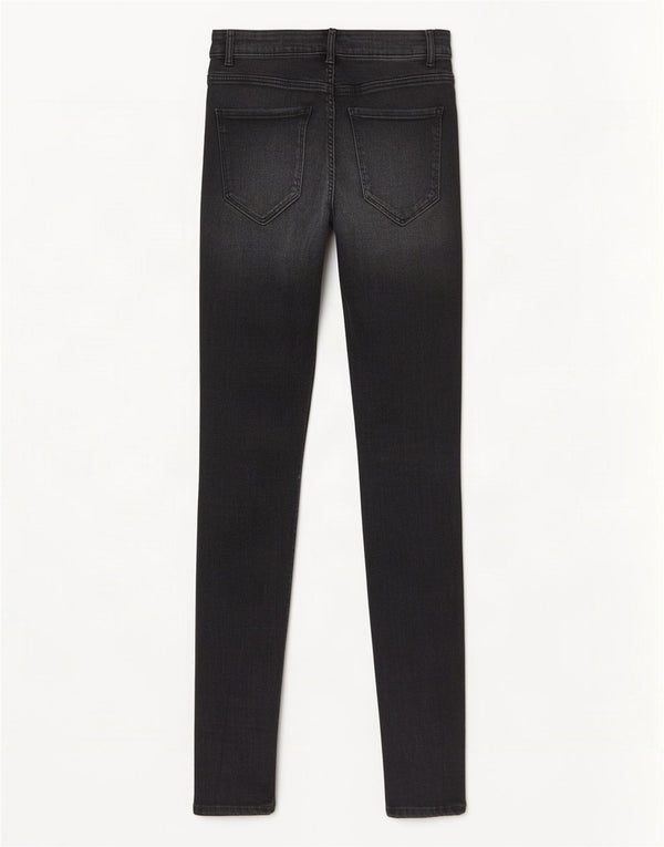 Jeans skinny da donna Zara EU 38 Small W28 L27 Cotone nero
