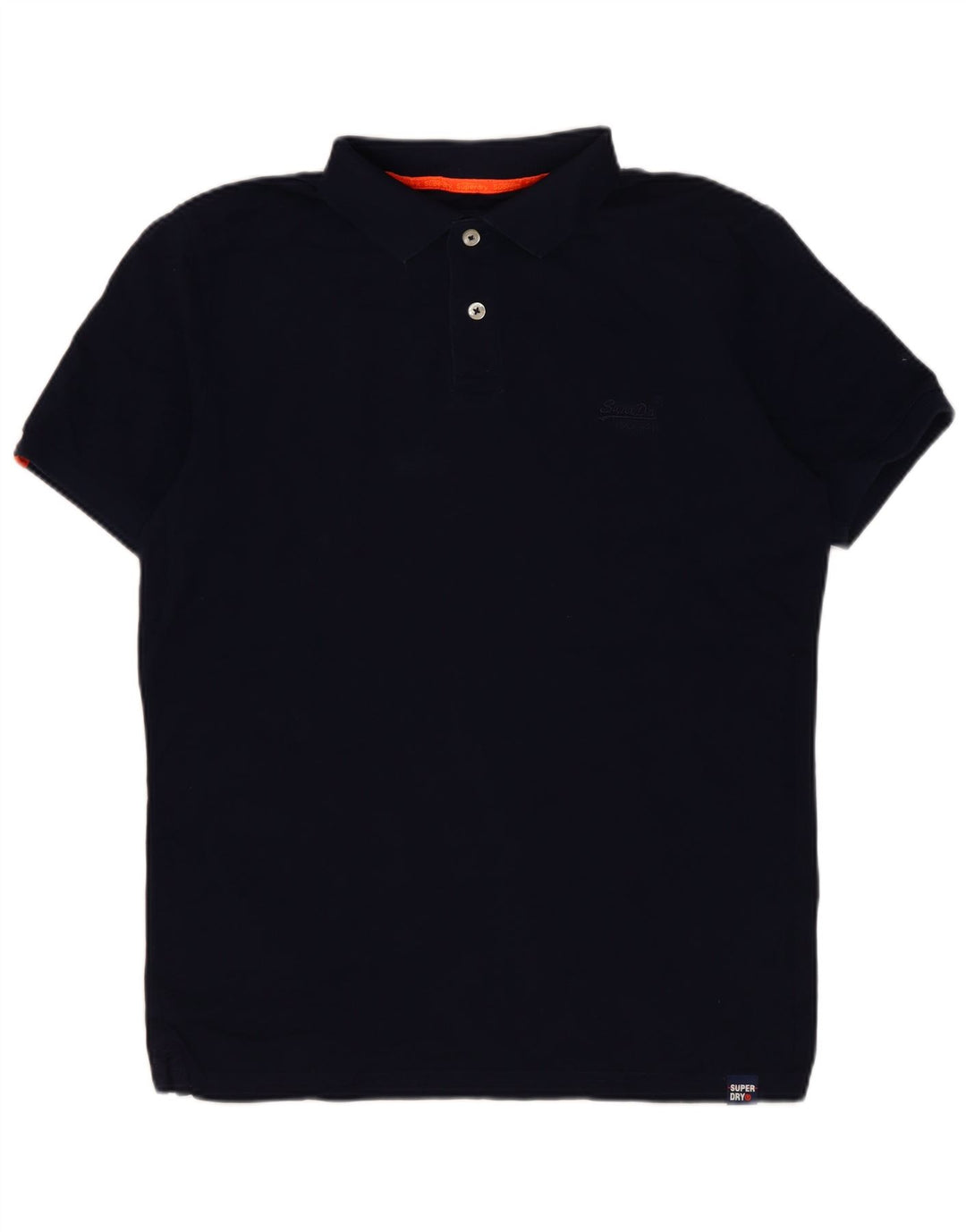 Polo da uomo Superdry Small in cotone blu navy
