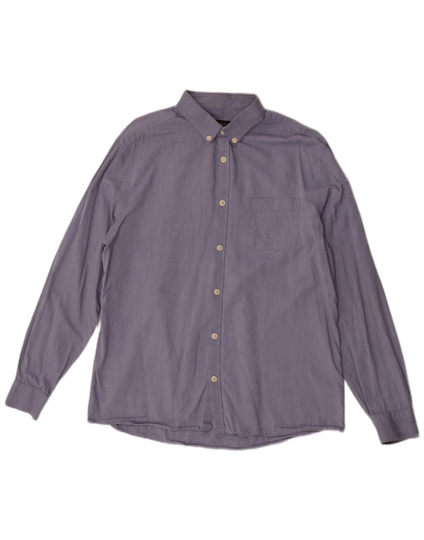 Camicia Uomo Jaeger Large Blu Cotone