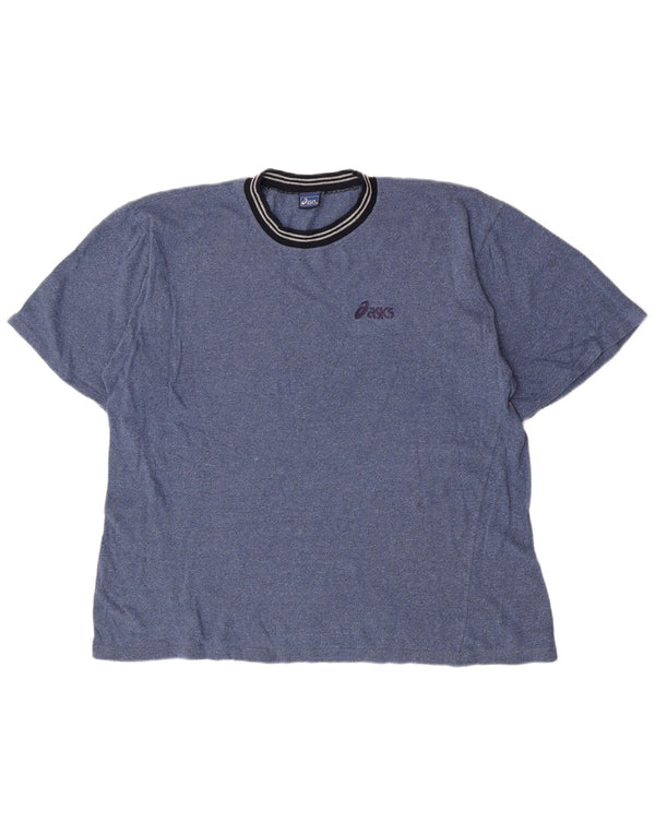T-shirt da uomo Asics Top grande blu screziato