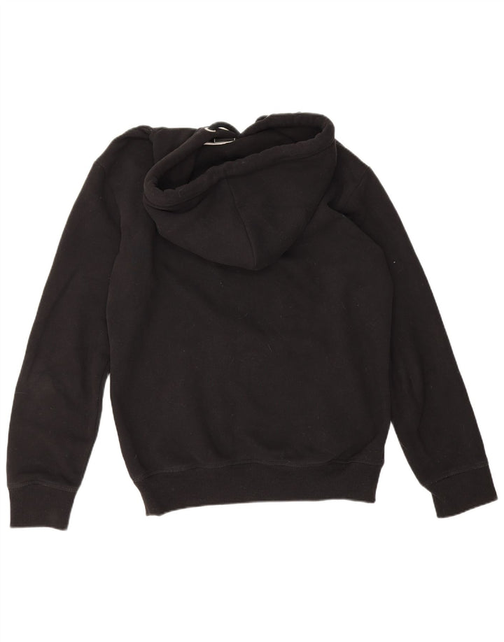 Maglione con cappuccio da uomo SUPERDRY in cotone nero medio
