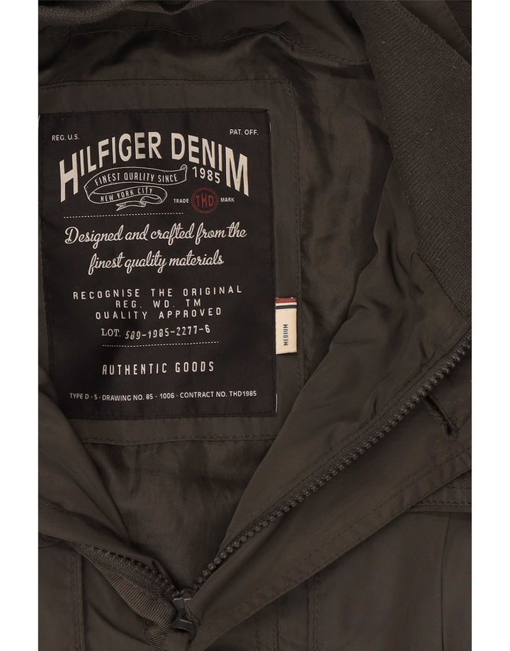 Giacca militare da uomo Tommy Hilfiger UK 38 Poliestere kaki medio