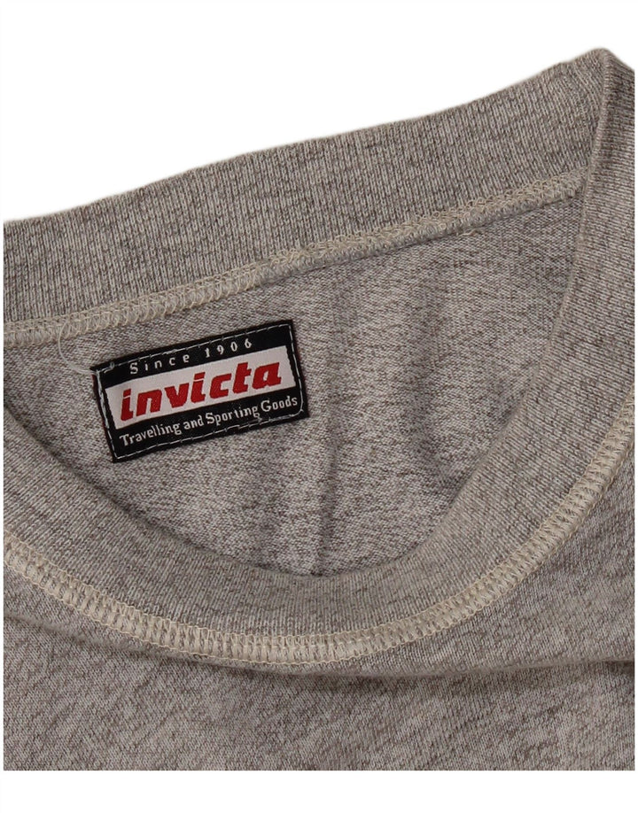 T-shirt da uomo Invicta grande grigia