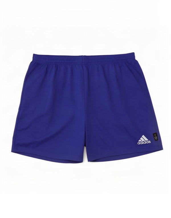 Pantaloncini sportivi da uomo Adidas UK 36 Large Blu Poliestere