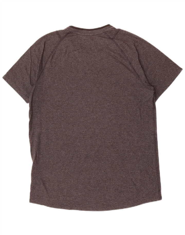 T-shirt grafica da uomo PUMA in cotone mélange grigio medio