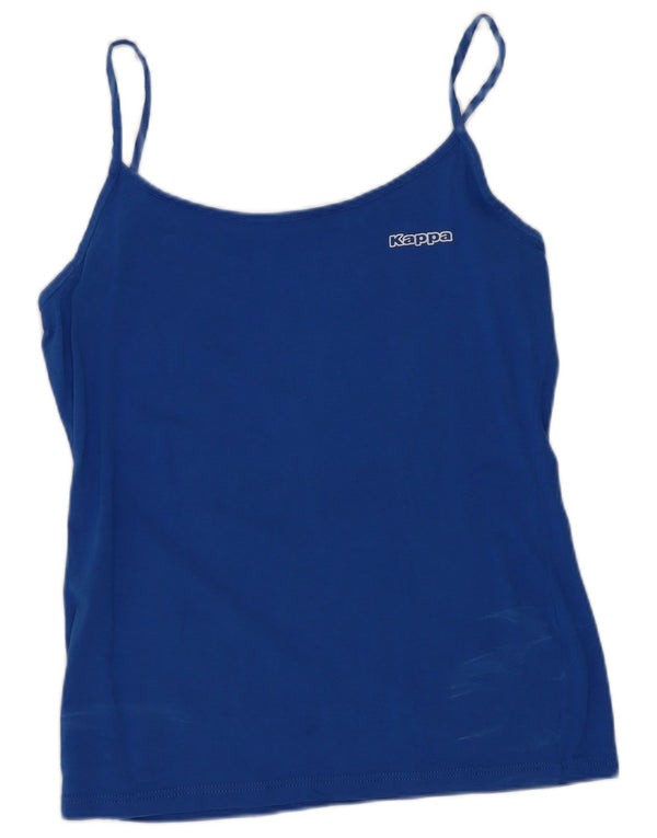Top corto Kappa per ragazze 13-14 anni XL in cotone blu