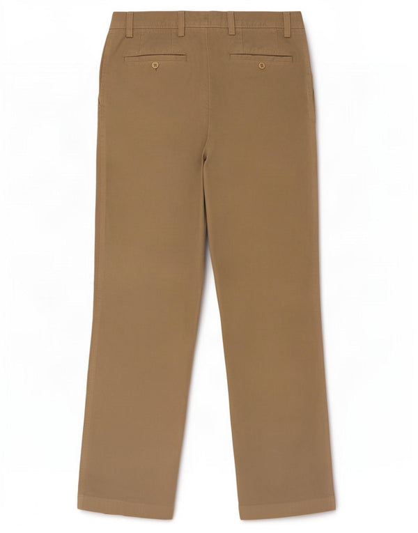 Pantaloni chino dritti da uomo Massimo Dutti EU 44 Large W34 L32 Cotone beige