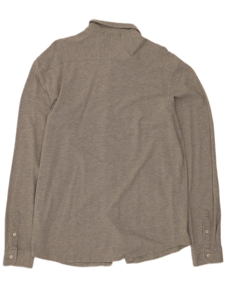 Polo Ralph Lauren Camicia da uomo grande in cotone grigio