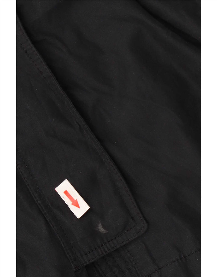 Giacca parka con cappuccio da donna Abercrombie & Fitch UK 14 medio blu navy