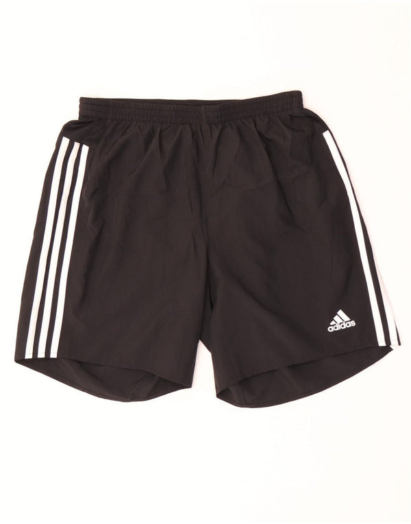 Pantaloncini sportivi Adidas Climalite da donna UK 12 medio poliestere nero