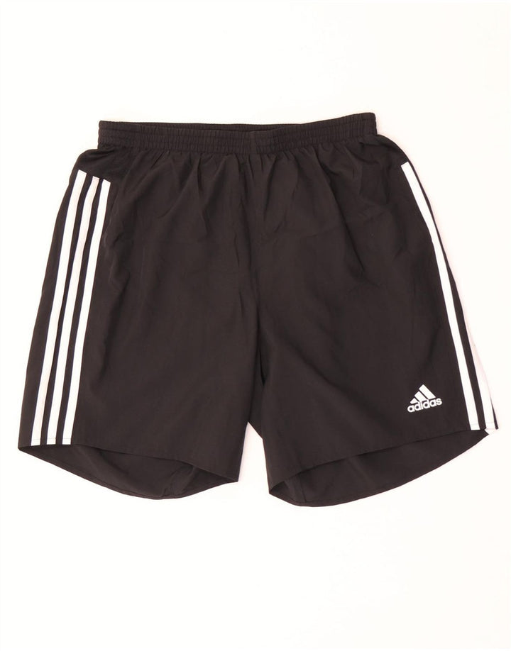 Pantaloncini sportivi Adidas Climalite da donna UK 12 medio poliestere nero