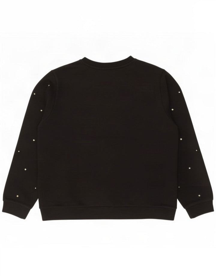 Marks & Spencer Felpa da donna Maglione UK 16 Large Black Spotted