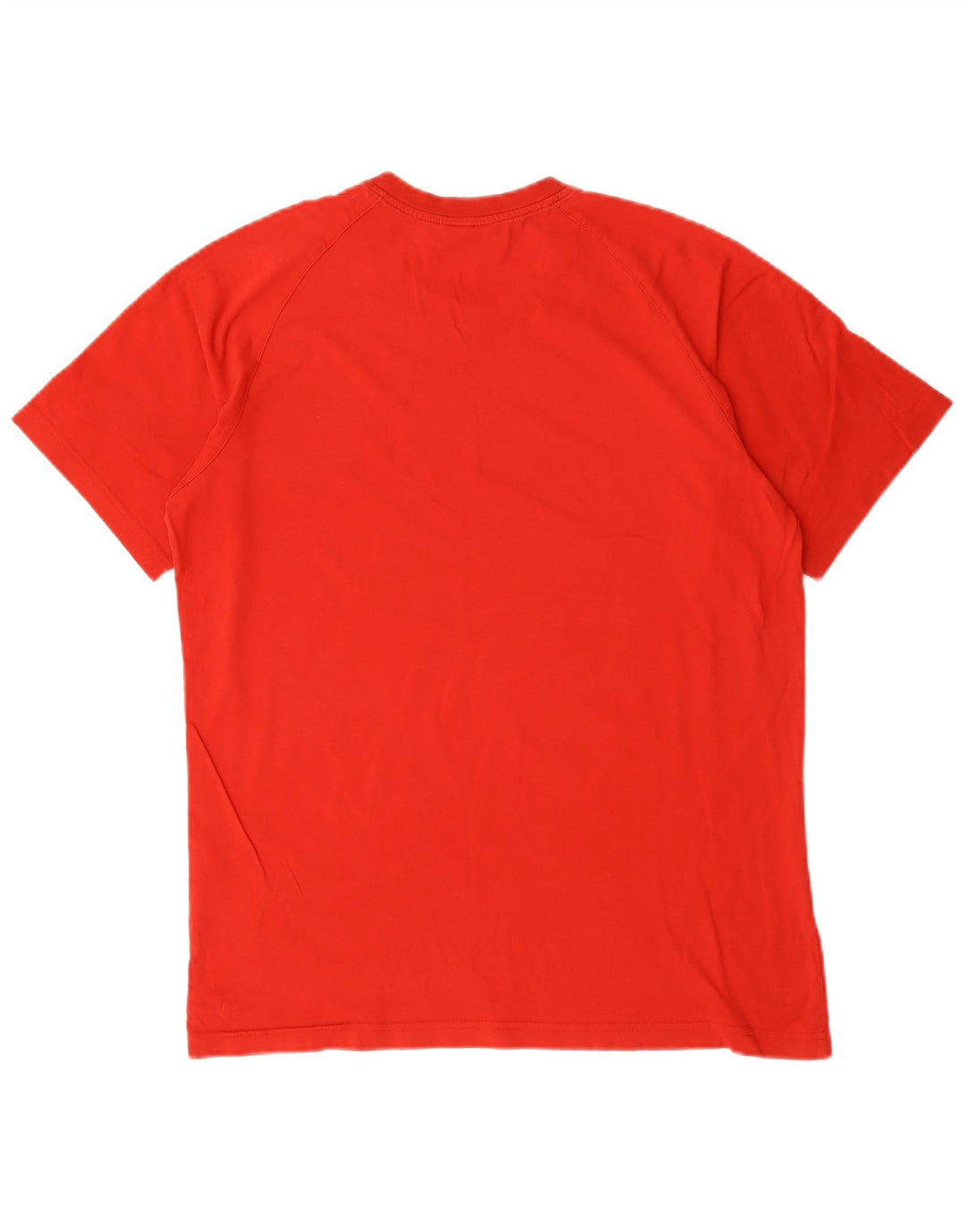 T-shirt grafica da uomo Adidas Top in cotone rosso medio