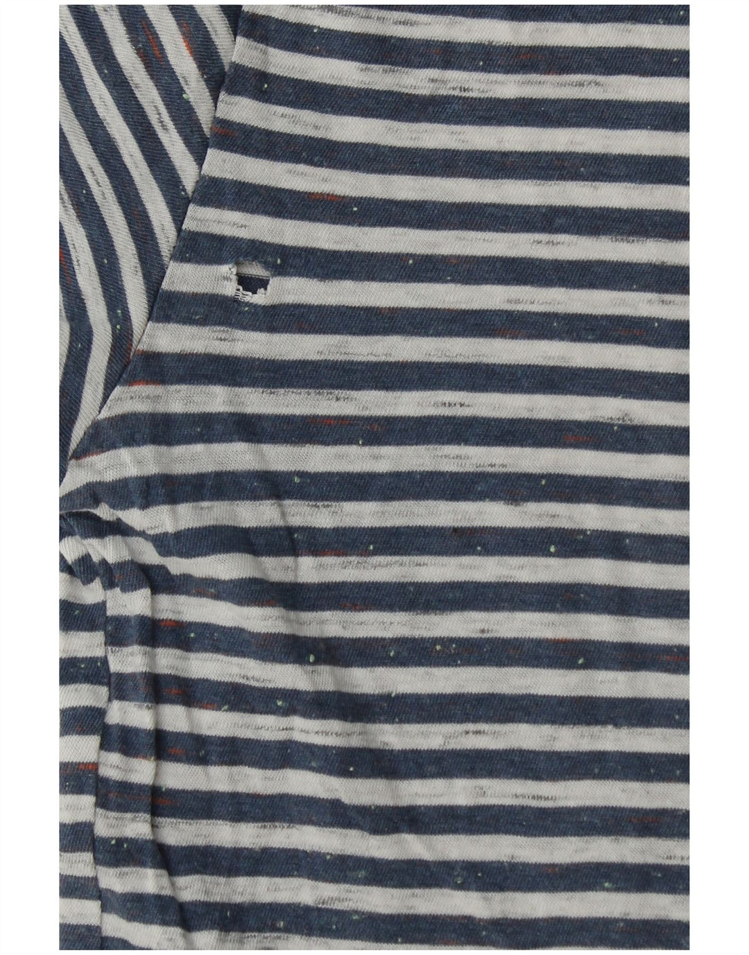 T-shirt da uomo Tommy Hilfiger Top in cotone a righe blu navy medio