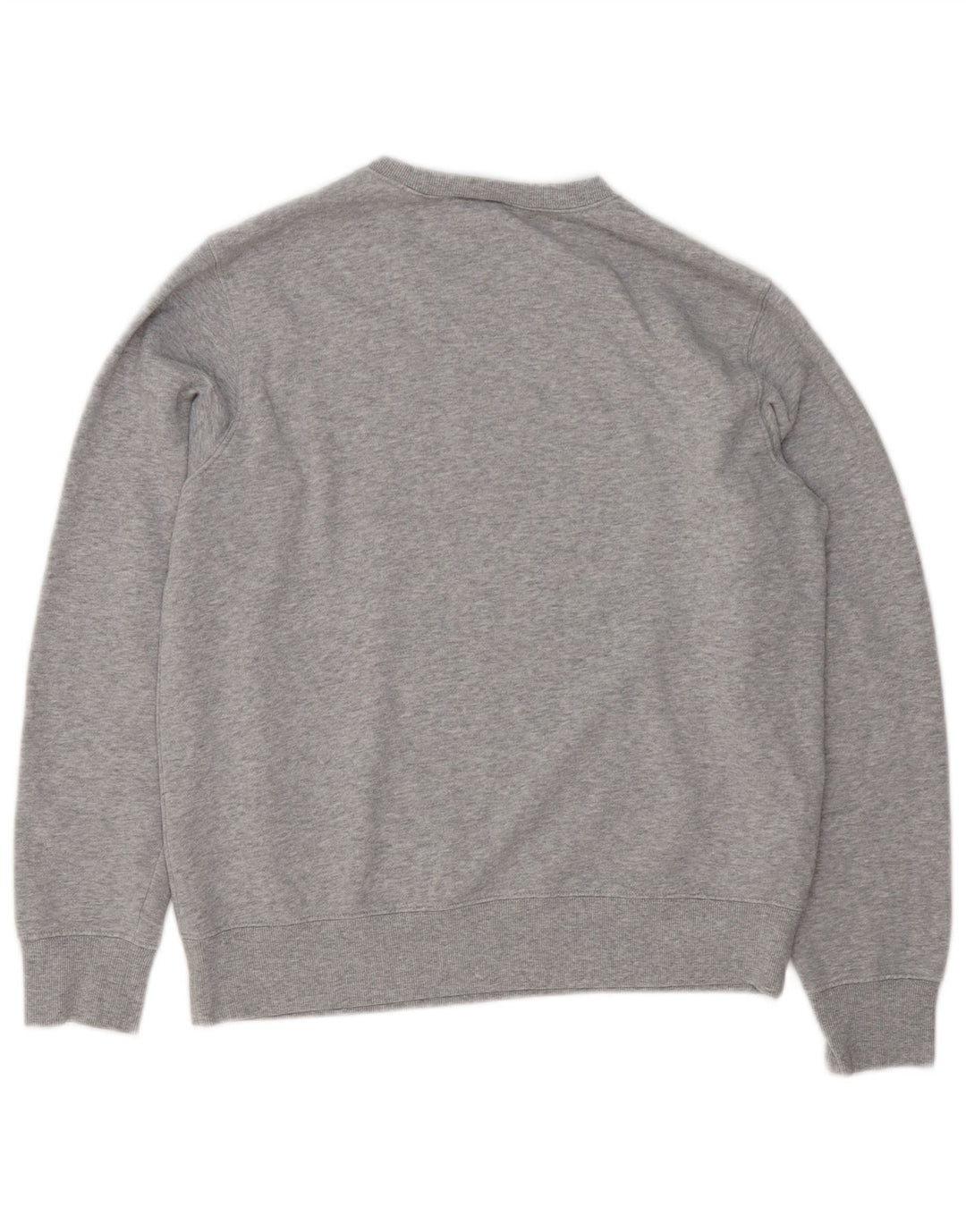 Felpa da uomo New Balance in cotone chiazzato grigio medio